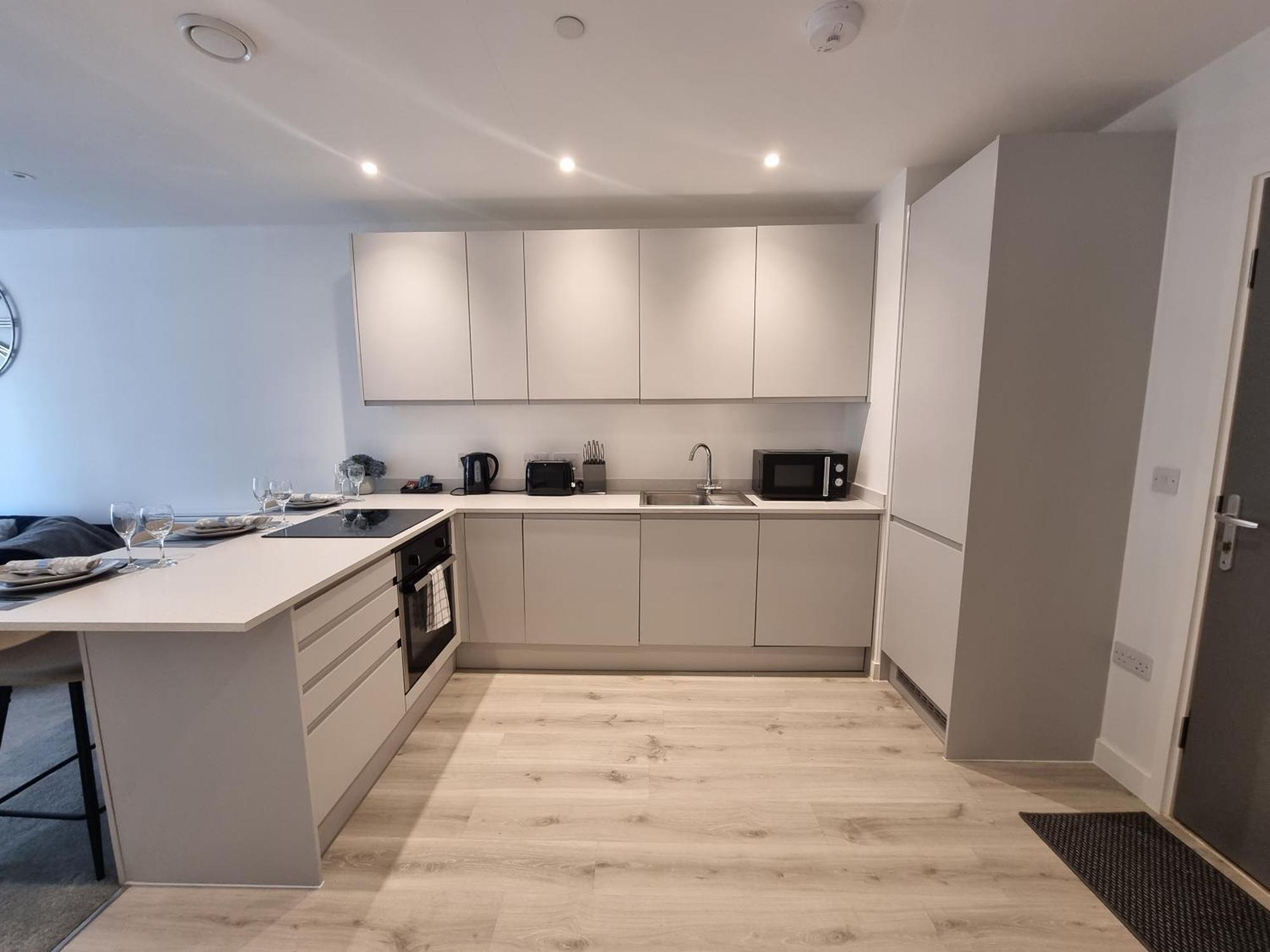 Trafford Suite Modern 1 Bed With Cinema Room Manchester Exterior foto